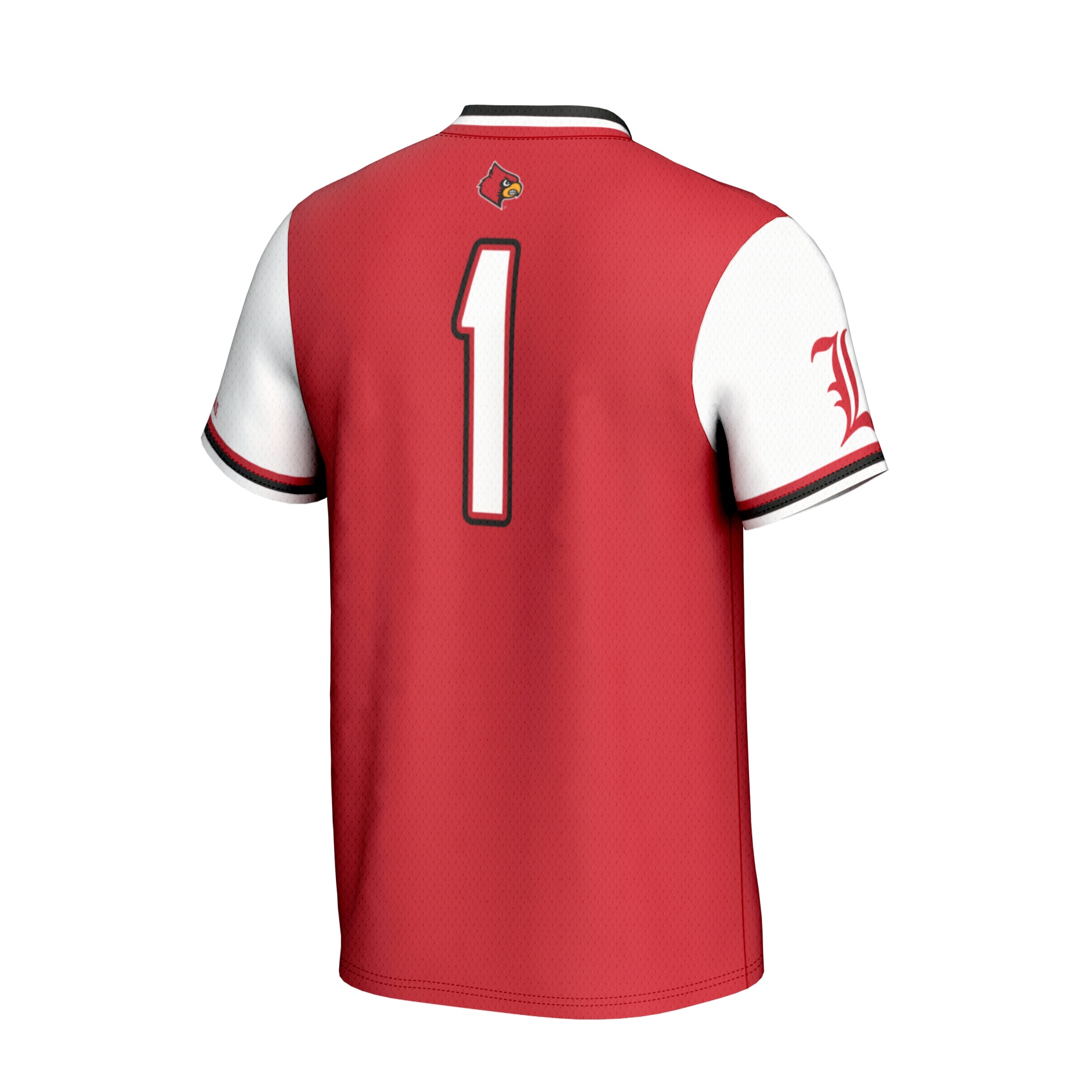 [NJP] Louisville Cardinals GameDay Greats Unisex Lightweight Softball Fashion Jersey - Red