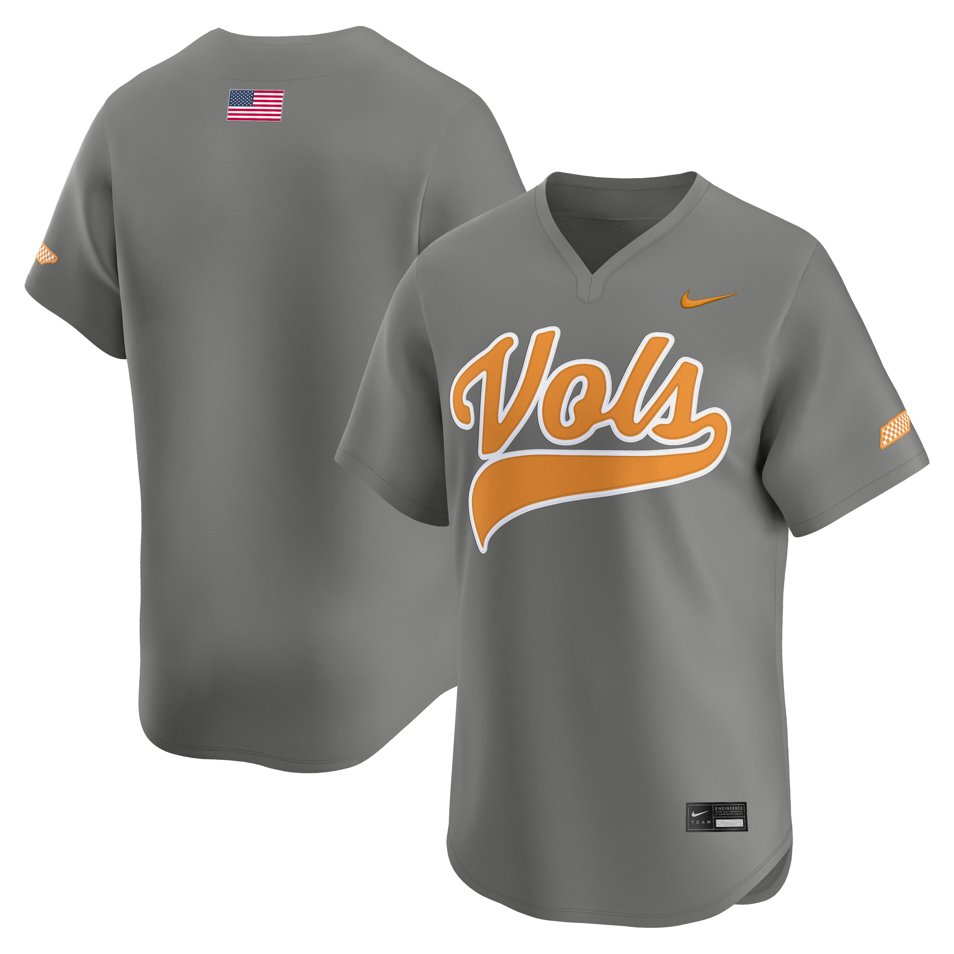 [NJP] Tennessee Volunteers Alternate Limited Baseball Jersey - Gray