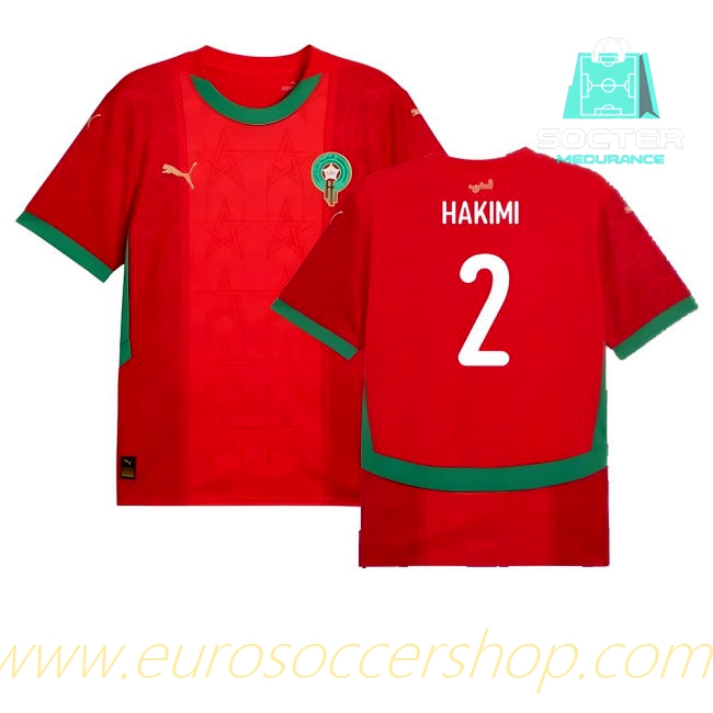 2024-2025 Season Morocco Home (Hakimi 2)