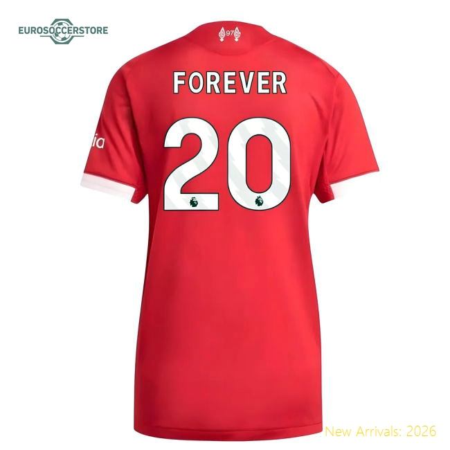 Sophisticated Liverpool Womens Jersey Forever 2025-2026 Drycell
