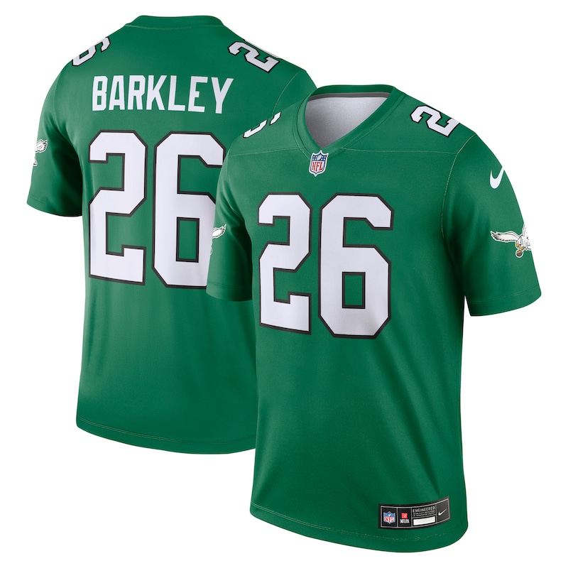 None Saquon Barkley PHI Eagles Powerful Pro-Level Jersey Football Appa