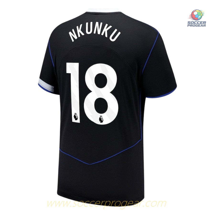 Chelsea Third Football Team Jersey 2025-26 Edition Nkunku