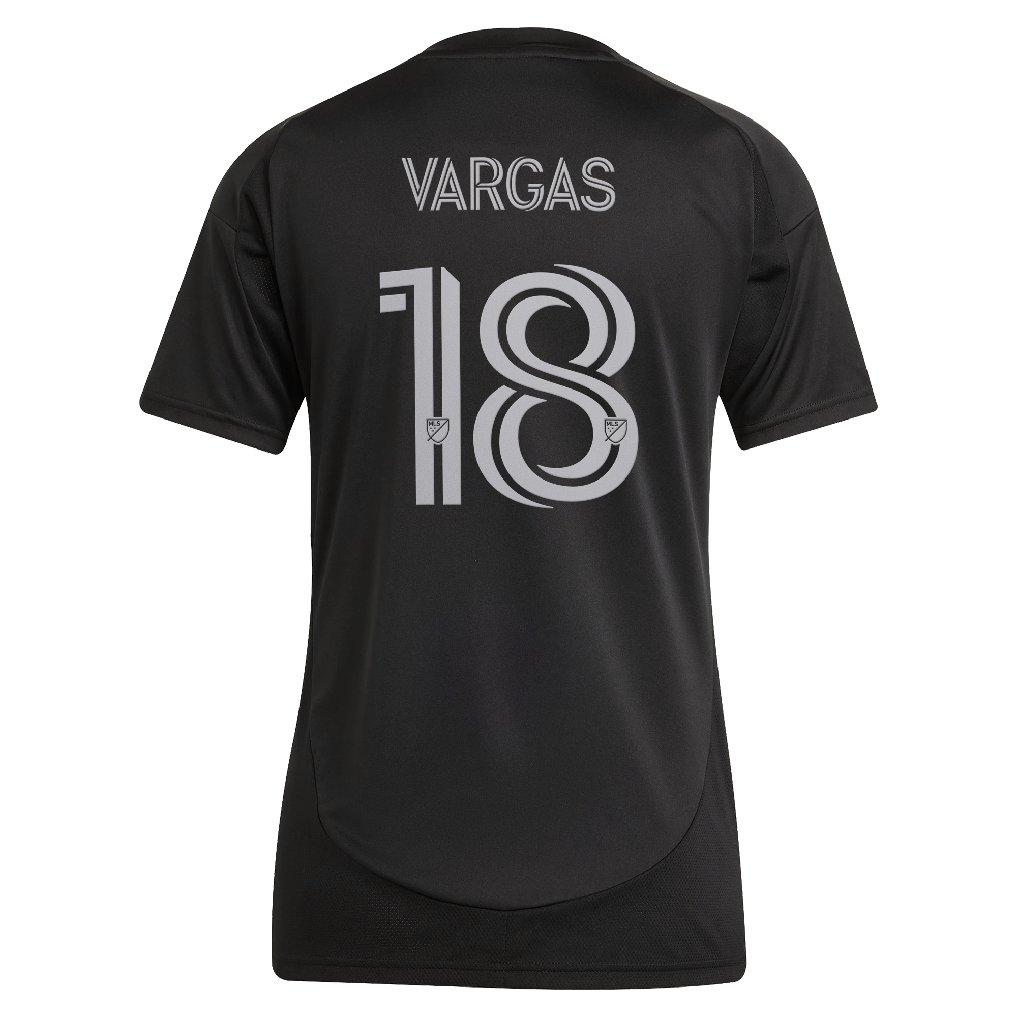 [LK] Kerwin Vargas Charlotte FC Women's 2025 Fortress Kit Replica Jersey - Black