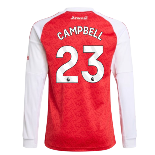 Arsenal Arsenal Long Sleeve Home Shirt Kids Campbell #23 Durable M...