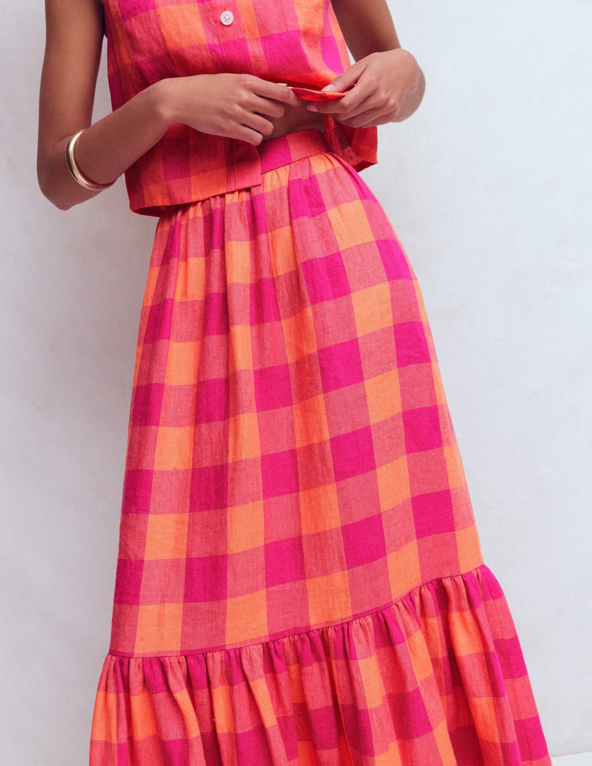 Abigail Linen Maxi Skirt