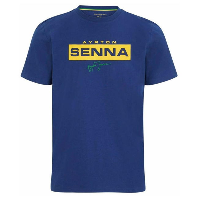 Discounted Ayrton Senna FW Logo Tee (Your Name) High-Quality Jersey