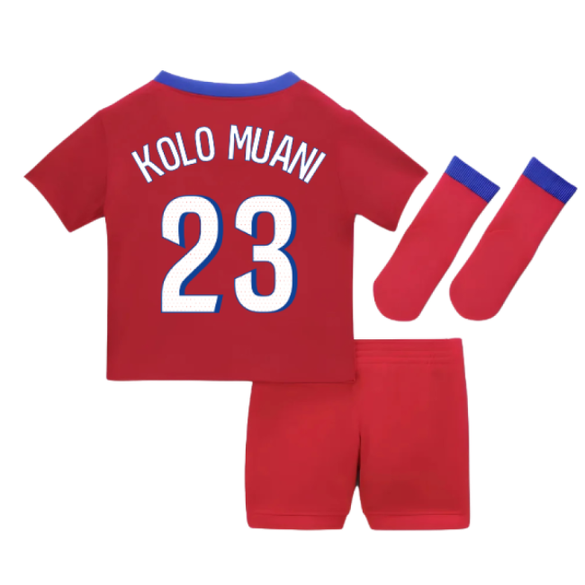 Match-Day Top-Quality 2025-2026 Psg Third Baby Kit (Kolo Muani 23)