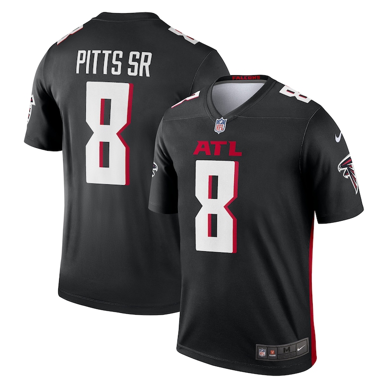 None Kyle Pitts Sr. ATL Falcons Timeless Premium-Quality Jersey