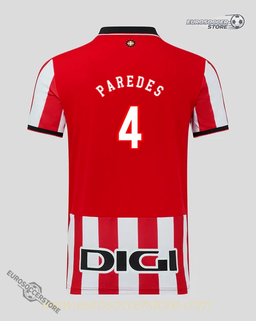 Athletic Club's 25-26 Season Home Jersey Featuring PAREDES 4
