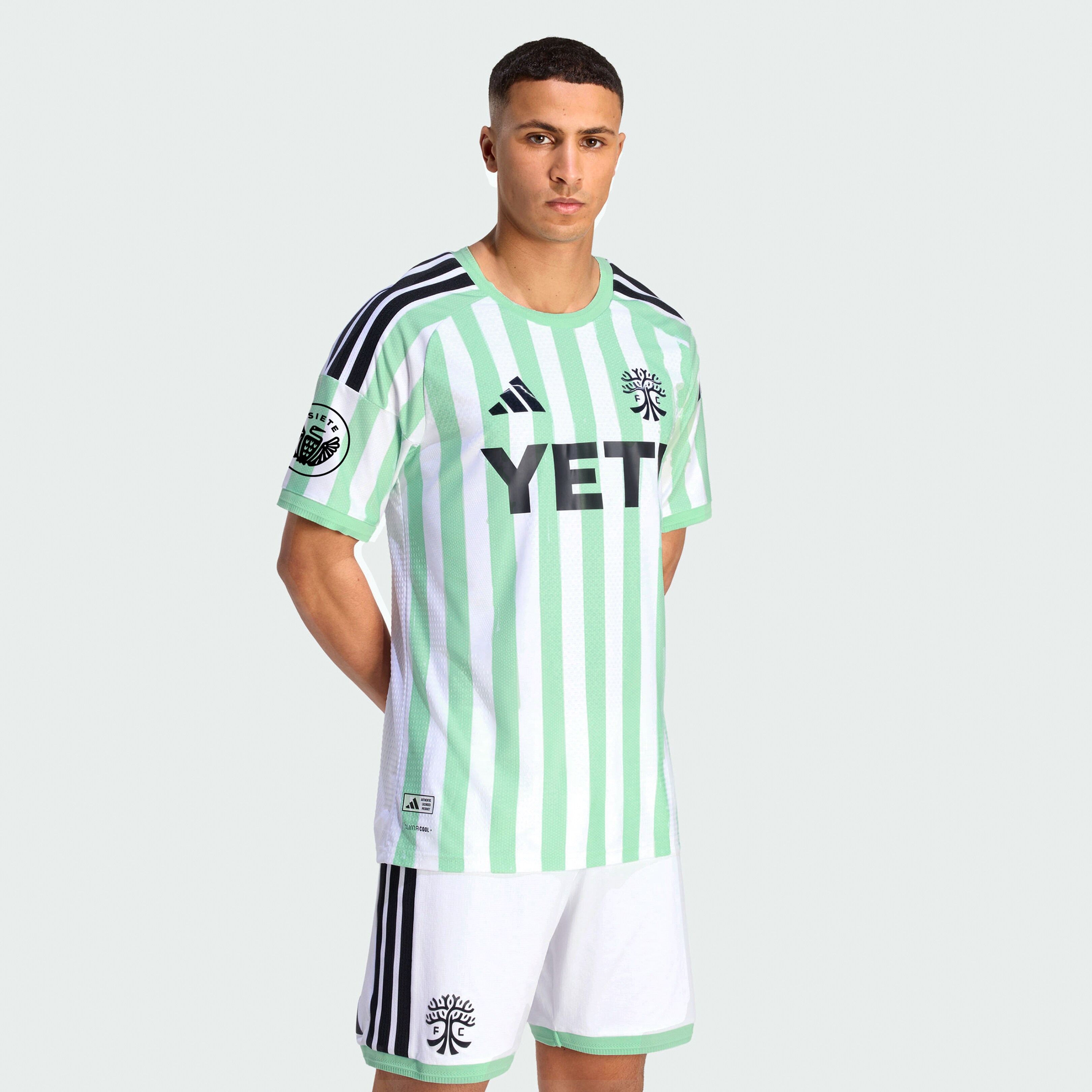 [SJH] Austin FC 2026 The Rooted Kit On-Field Authentic Patch Jersey - White