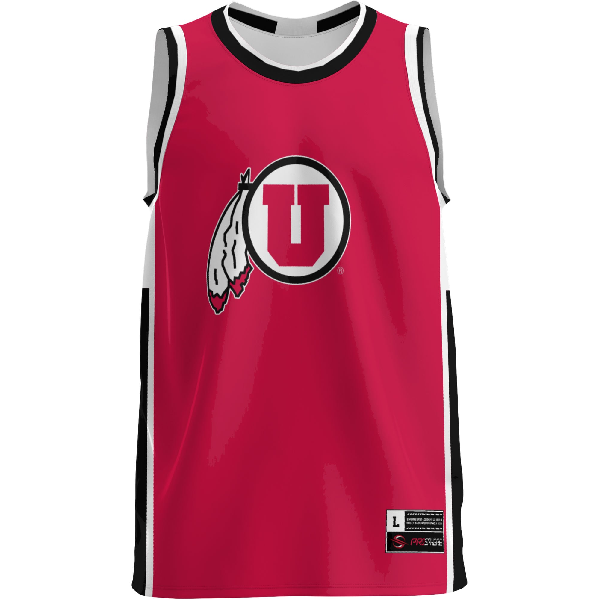 [DDG] Utah Utes GameDay Greats Lightweight Basketball Jersey - Red