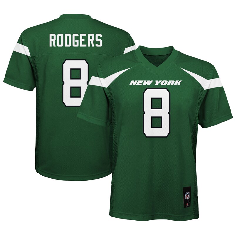 None Aaron Rodgers NY Jets Official Replica Jersey Football Apparel