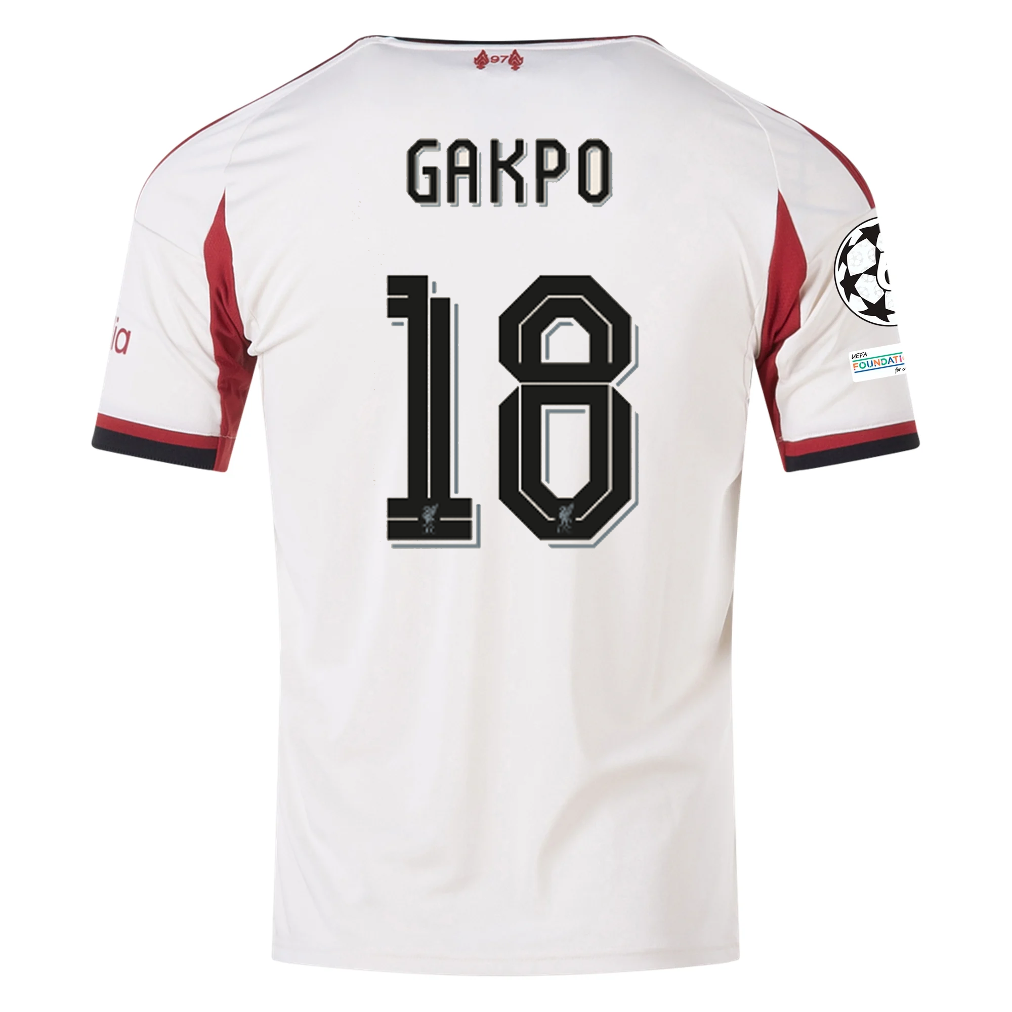 Liverpool Cody Gakpo 2025-2026 UCL Away Jersey – Authentic Shirt
