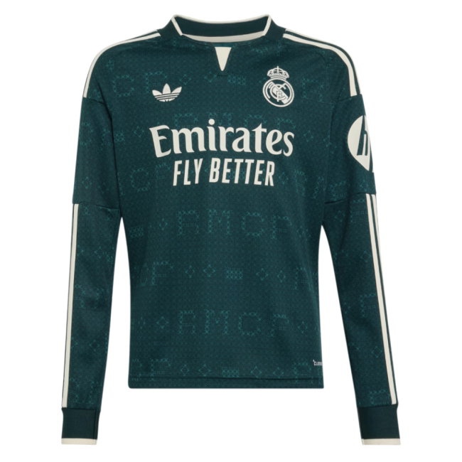 2026-2027 Real Madrid Away Long Sleeve Shirt (Kids) (A.Carreras 18)