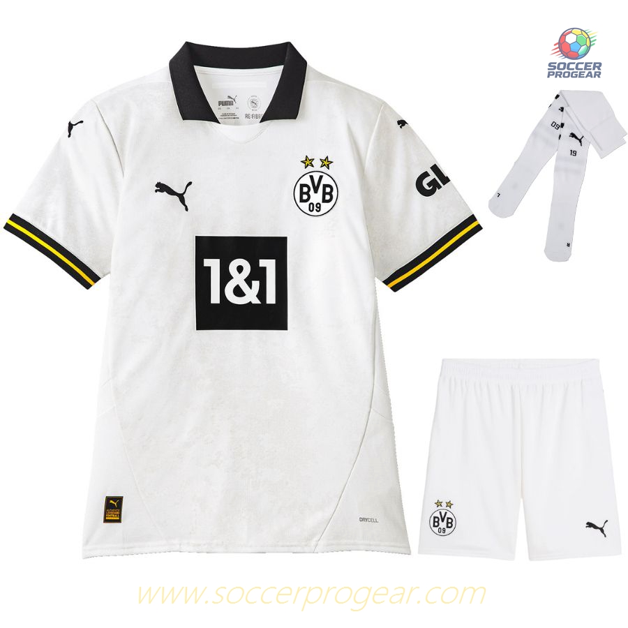 BVB Dortmund Third Youthren's Jersey Set Football Jersey 2024-2025 Season