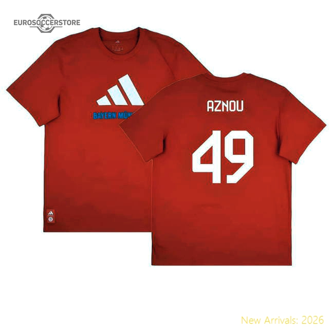 Superior 2025-2026 Bayern Munich Seasonal Graphic Tee (red) (aznou 49)