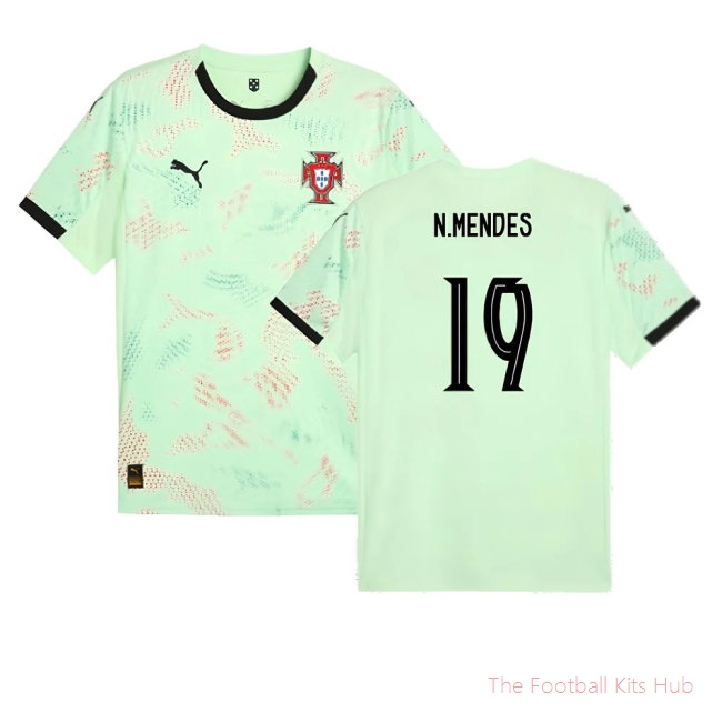 2025-2026 Portugal Womens Team Away Shirt (Unisex) (N.Mendes 19)
