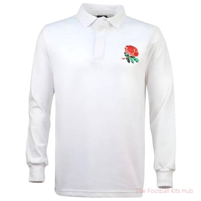 Men England 1980 Vintage Rugby Shirt UEFA Euro