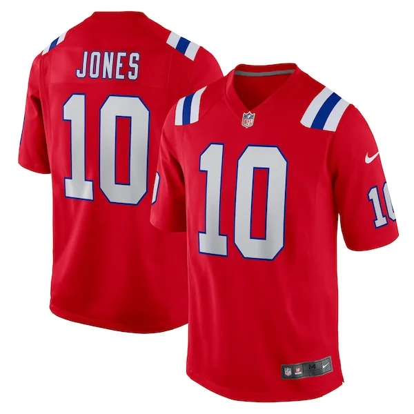 New England Patriots Game NFL Jersey - Red | Pro-Level Football App...