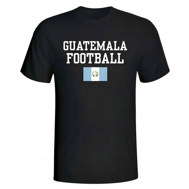 Aero-Dynamic Guatemala Football T-Shirt - Black Elite Championship