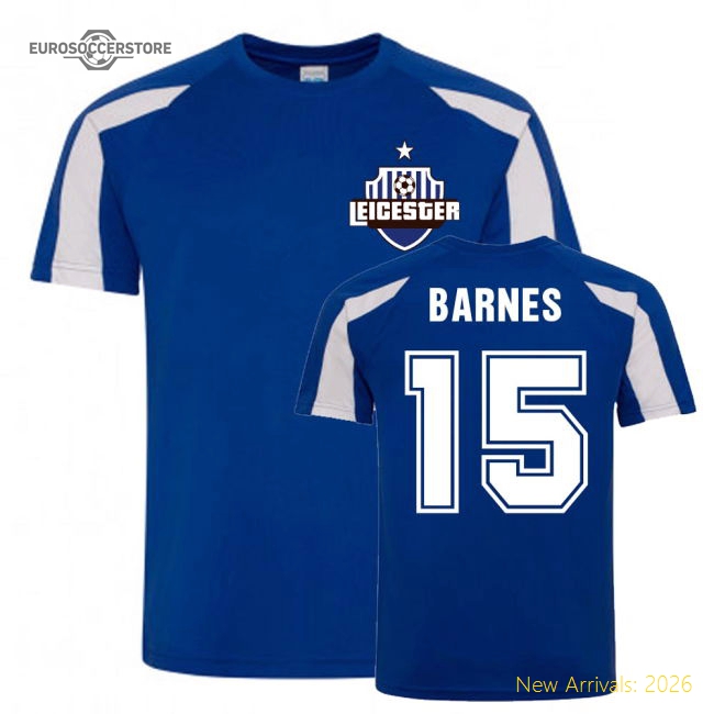 Harvey Barnes Leicester City Sports Training Jersey (Blue)