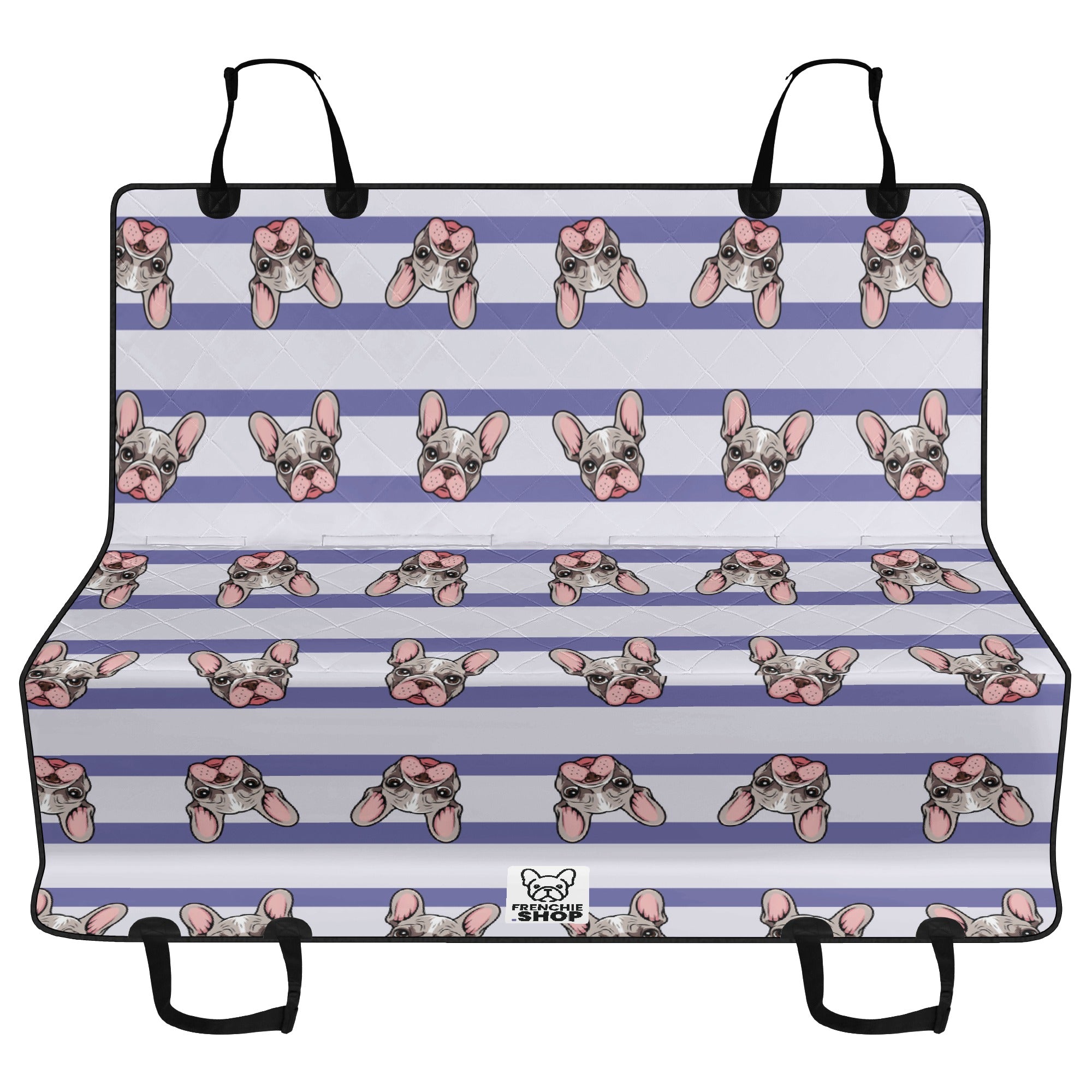 Fashion-Forward Fabien - Car Pet Seat Covers For French Bulldog for F...