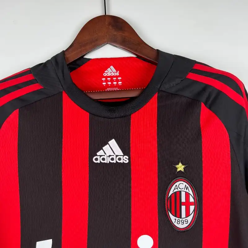 2008-2009 AC Milan Long Sleeve Jersey retro kit