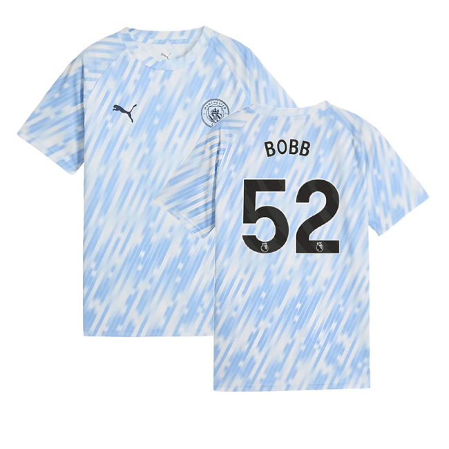 Kids Professional Man City 2025-2026 Home Kit (Bobb 52)