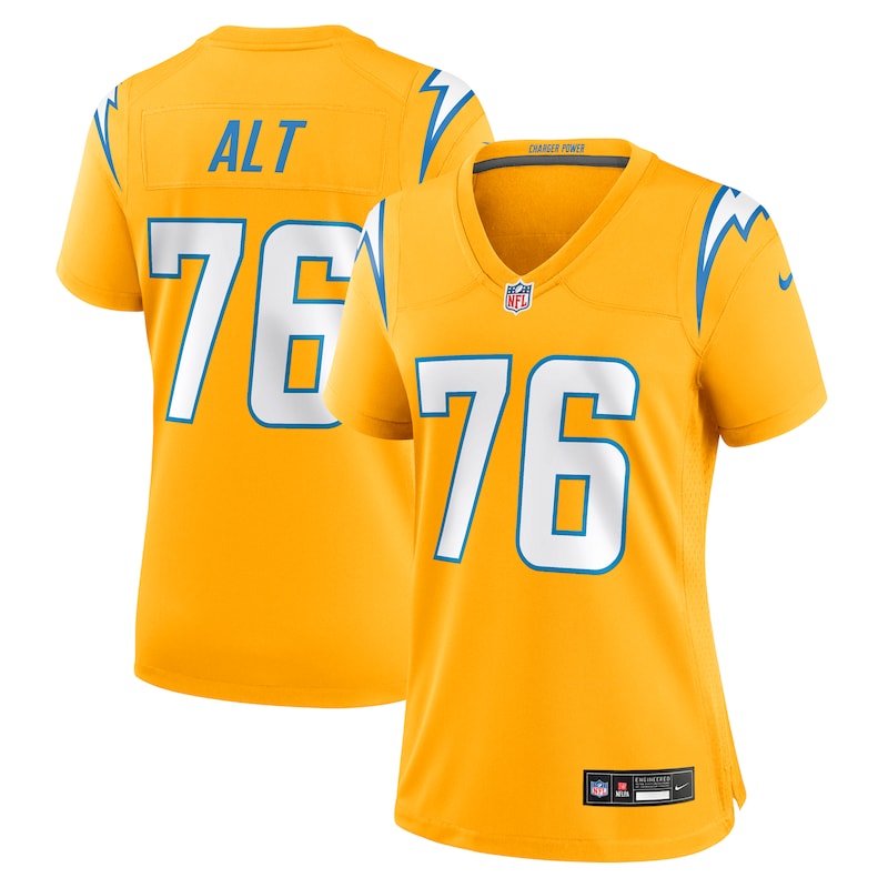 None Joe Alt LA Chargers Stylish Authentic Jersey for NFL Fans