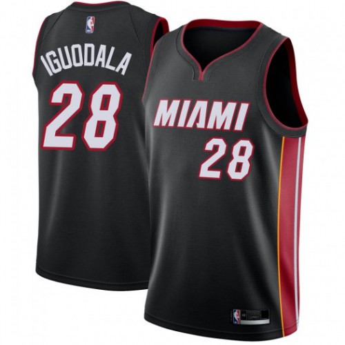 Nike Heat Black Miami Heat #28 Jersey - Basketball Jersey