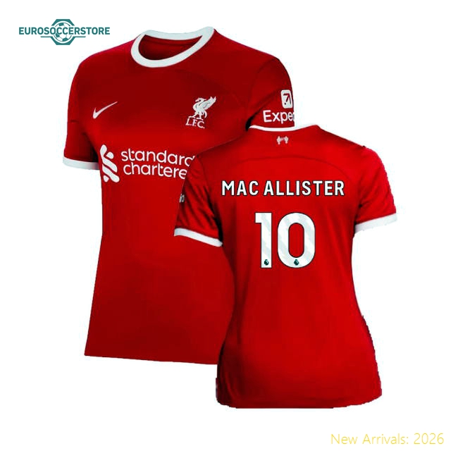 2023-2024 Liverpool Ladies Luxury Jersey Mac Allister Aeroready