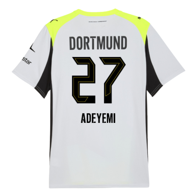 2025-2026 Borussia Dortmund Away Contemporary Shirt (Adeyemi 27)