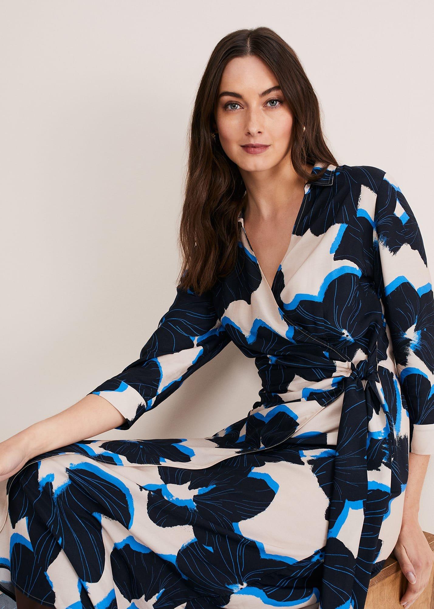 Rae Floral Wrap Dress