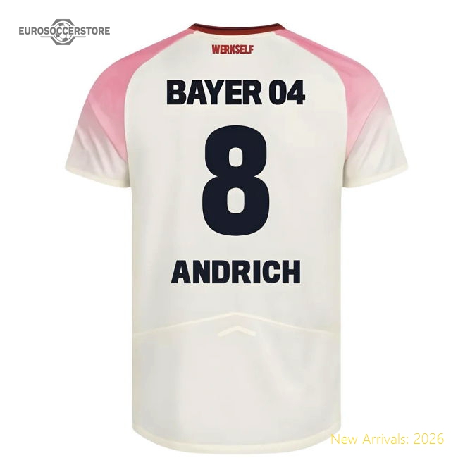 Popular 2025-2026 Bayer Leverkusen Away Shirt (Kids) (Andrich 8)