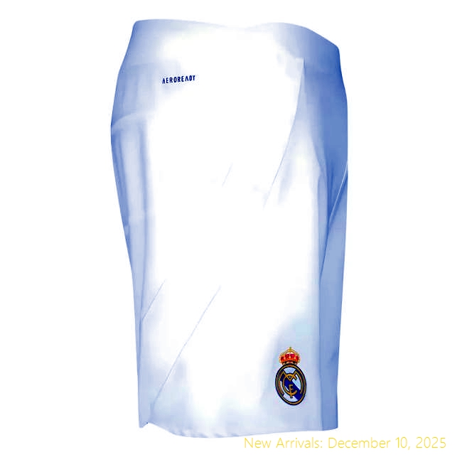 2024-2025 Real Madrid Home Shorts - Genuine Football - White Color