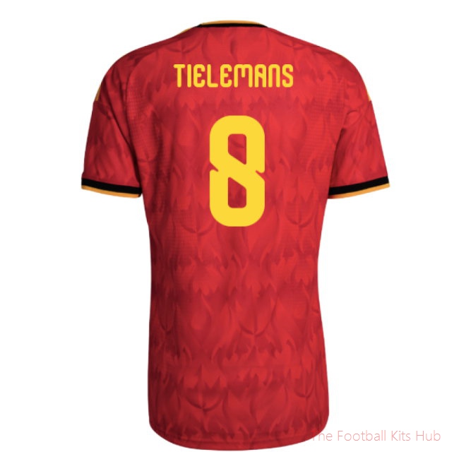 2026-2027 Belgium Authentic Home Shirt (Tielemans 8)