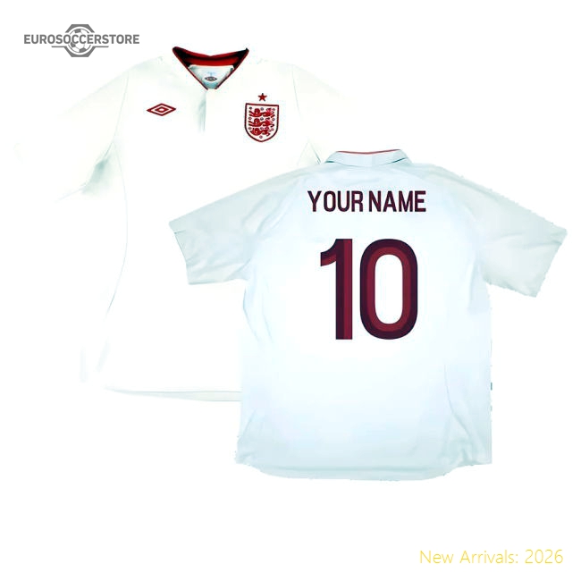 Top England 2024-2025 Official Home Jersey Retro Breathability