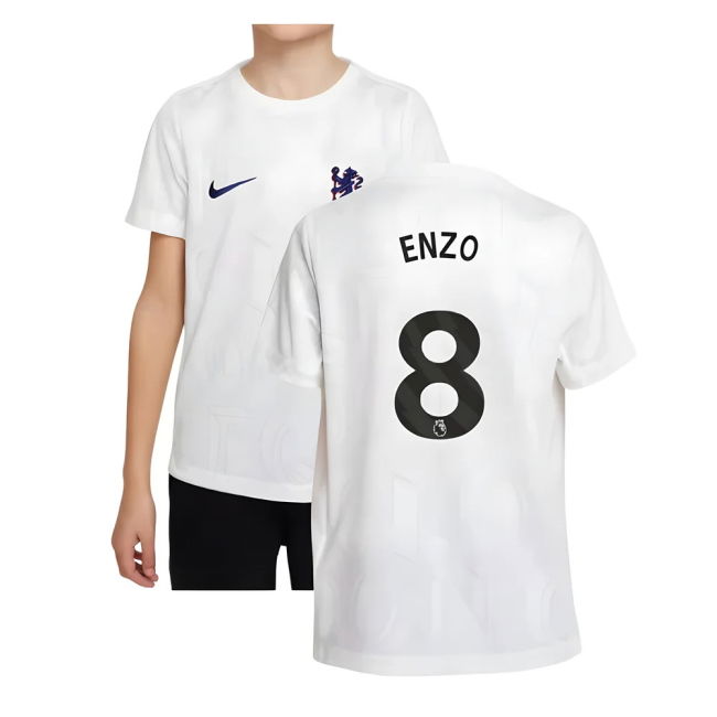 Enthusiastic Chelsea Chelsea Pre Match Shirt White Kids Enzo #8 Pr...