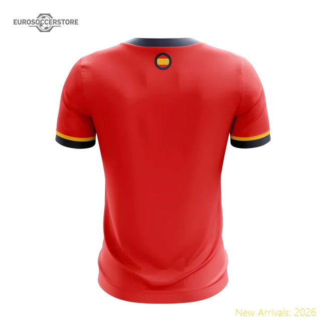 Football Spain Jersey - Durable Moisture-wicking Construction