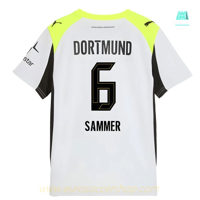 2025-2026 Borussia Dortmund Away Shirt (Kids) (Sammer 6)