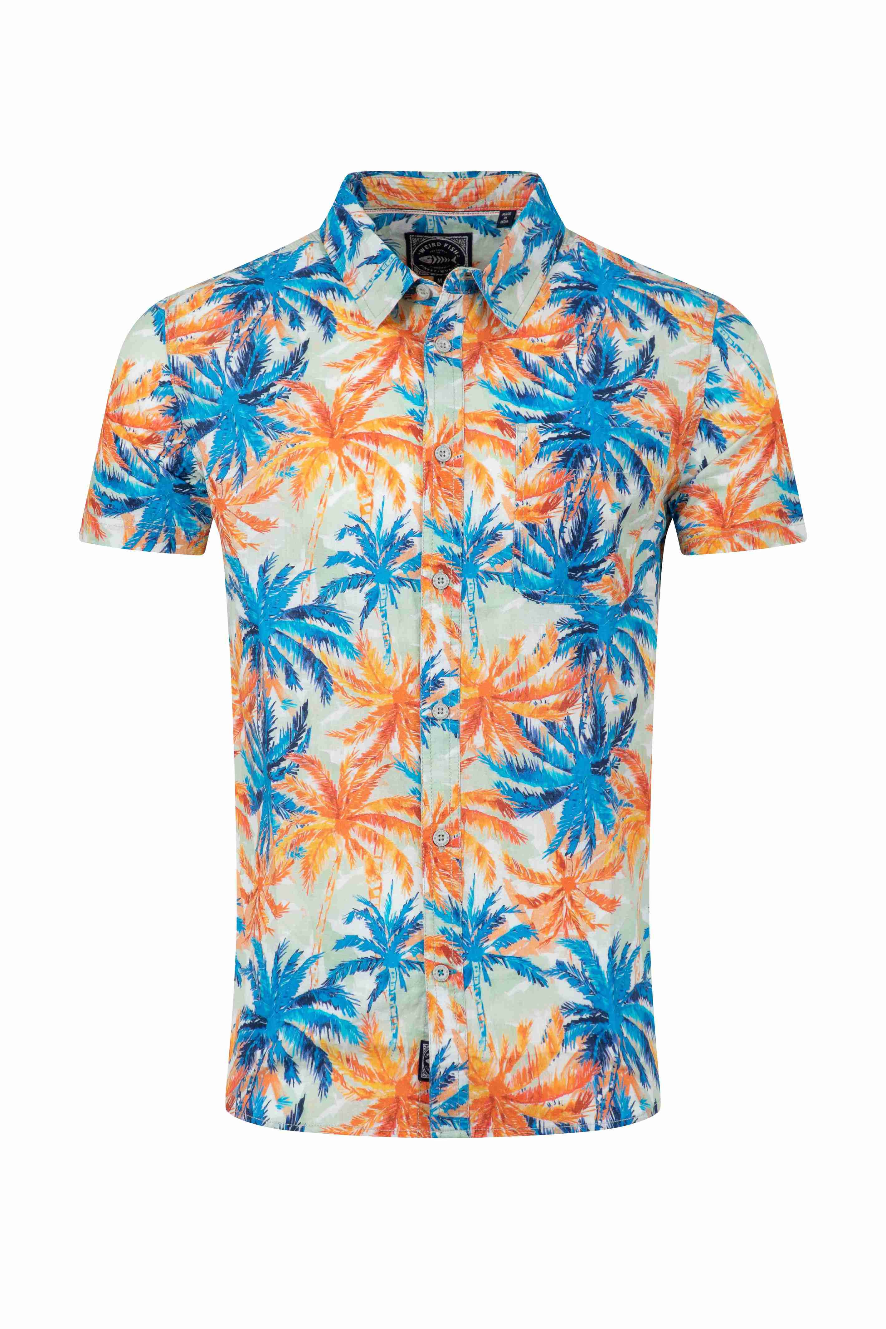 Faraway Short Sleeve Printed Shirt Paprika