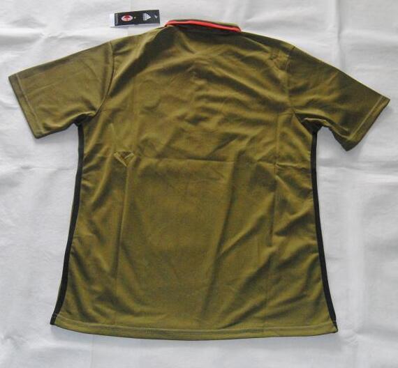 Professional Grade AC Milan Dark Green 2016-17 Polo Shirt