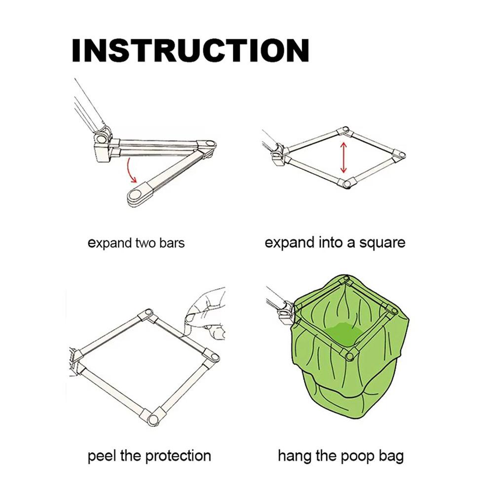 French Bulldog Poopal Frenchie Poop Scoop – Steel Long Handle Waste