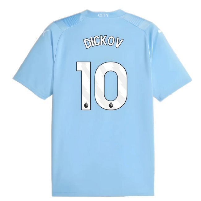 2023-2024 Man City Home Shirt (DICKOV 10)