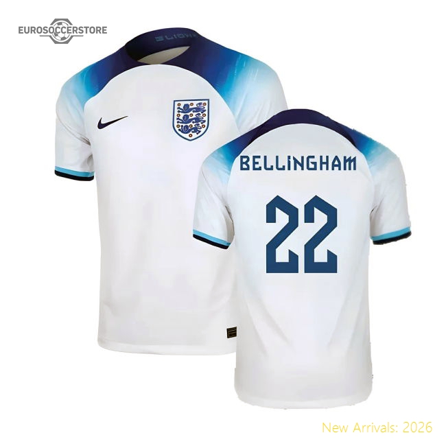 England 2022-2023 Home Shirt - Official Aeroready Mobility