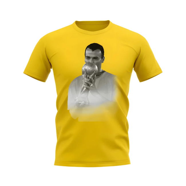 Soccer Cafu Brazil Legend T-Shirt (Yellow) Player World