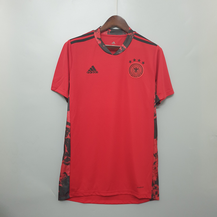 Elite Series Euro 2020 Germany Goalkeeper Red Soccer Jersey Football