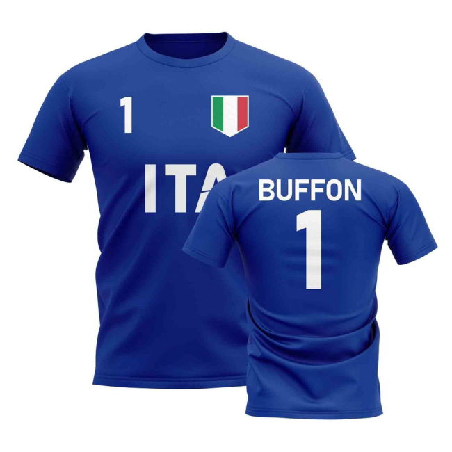 Gianluigi Buffon Country Code Hero T-Shirt (Blue) Euro Euro