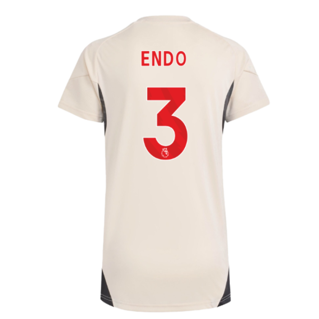 Liverpool Official Training Football Shirt 2025-20 Season Endo 3 L ...