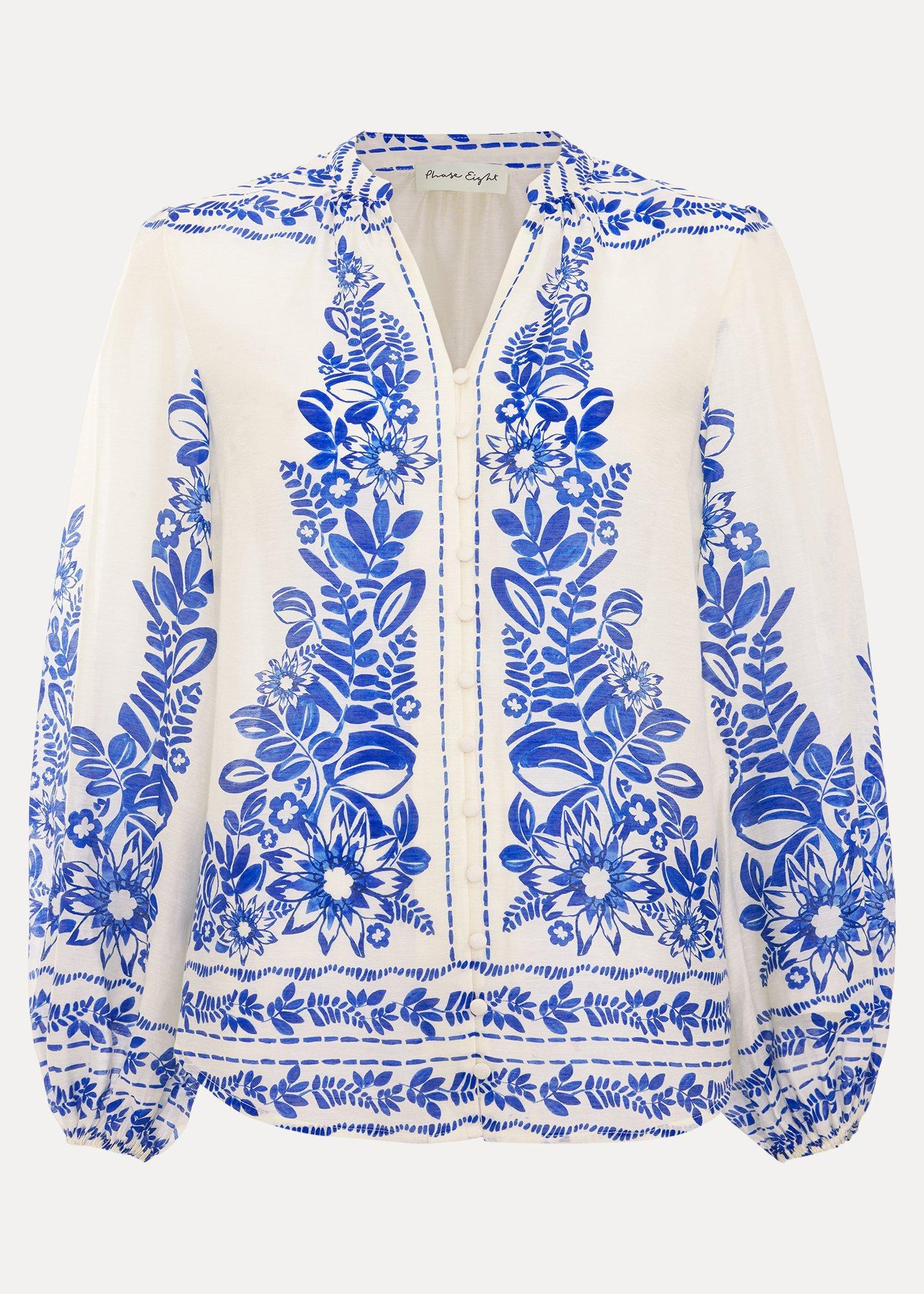 Marisa Linen Blouse
